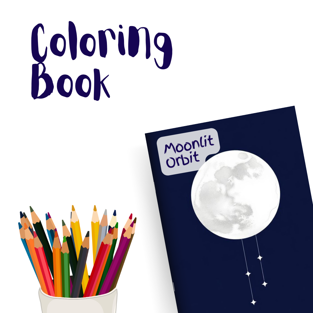 Moonlit Orbit – 1 Coloring Book