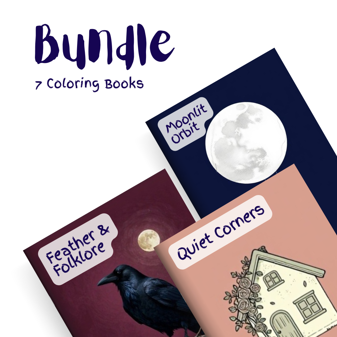 Twilight Hearth Bundle – 7 Coloring Books