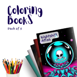 Nightshift Atlas – 5 Coloring Books